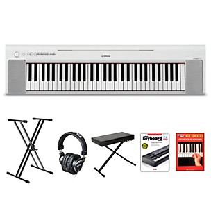 Yamaha Piaggero NP-15 61-Key Portable Keyboard With Power Adapter