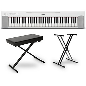 Yamaha Piaggero NP-35 76-Key Portable Keyboard Essentials Bundle