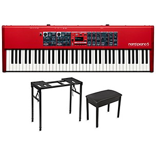 Nord Piano 5 73-Key Stage Keyboard with Bench and Stand