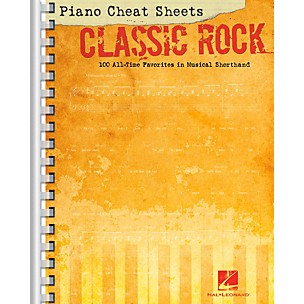Hal Leonard Piano Cheat Sheets - Classic Rock
