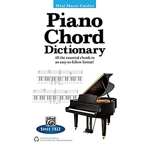 Alfred Piano Chord Dictionary Mini Music Guides Book