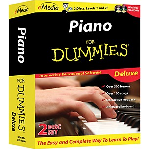 eMedia Piano For Dummies Deluxe 2-CD-ROM Set