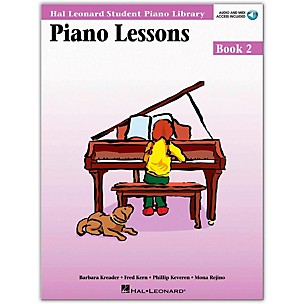 Hal Leonard Piano Lessons Book 2 Book/Online Audio Package