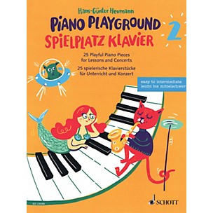 Schott Piano Playground Book 2 (Spielplatz Klavier 2) 25 Playful Piano Pieces for Lessons and Concerts by Hans-Gunter Heumann