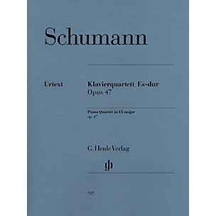 G. Henle Verlag Piano Quartet Eb Major Op. 47 Henle Music Folios Series Softcover Composed by Robert Schumann