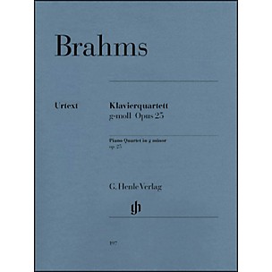 G. Henle Verlag Piano Quartet G minor Op. 25 By Brahms