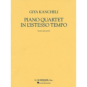 Positive Grid Piano Quartet in L'Istesso Tempo (Score and Parts) String Ensemble Series by Giya Kancheli (Kantscheli)