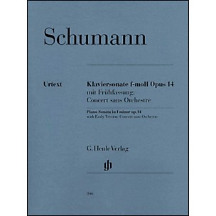 G. Henle Verlag Piano Sonata In F Minor Op. 14 By Schumann
