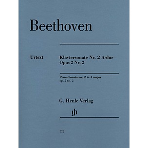 G. Henle Verlag Piano Sonata No. 2 In A Major, Op. 2, No. 2 by Ludwig van Beethoven