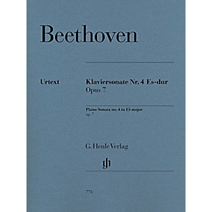 G. Henle Verlag Piano Sonata No. 4 in E-Flat Major, Op. 7 by Beethoven - Henle Urtext Edition