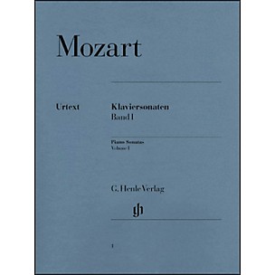 G. Henle Verlag Piano Sonatas Volume I By Mozart / Herttrich