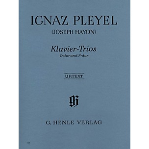 G. Henle Verlag Piano Trios Henle Music Folios Series Softcover Composed by Ignaz Pleyel