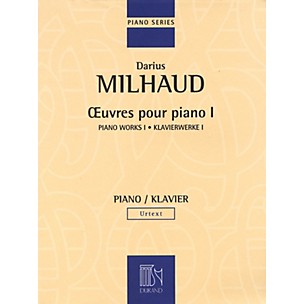 Editions Durand Piano Works - Volume I Editions Durand Series Composed by Darius Milhaud