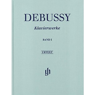 G. Henle Verlag Piano Works Henle Music Folios Hardcover Composed by Claude Debussy Edited by Ernst-Günter Heinemann