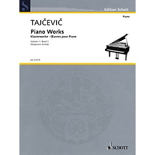 Schott Piano Works, Vol. 1 Schott Softcover Composed by Marko Tajcevic Edited by Radmila Stojanovic-Kiriluk