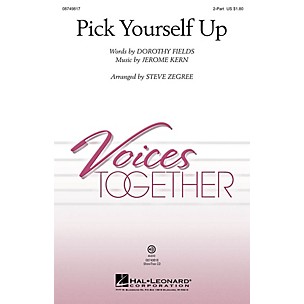 Hal Leonard Pick Yourself Up 2-Part arranged by Steve Zegree