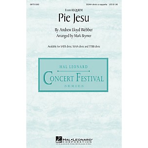 Hal Leonard Pie Jesu (from Requiem) SSAA Div A Cappella arranged by Mark Brymer