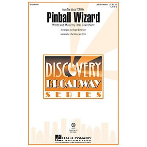 Hal Leonard Pinball Wizard (Discovery Level 3 3-Part Mixed) 3-Part Mixed by The Who arranged by Roger Emerson