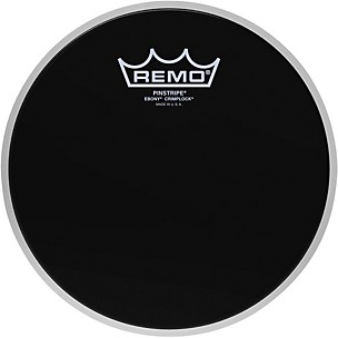 Remo Pinstripe Ebony Crimplock Drum Head