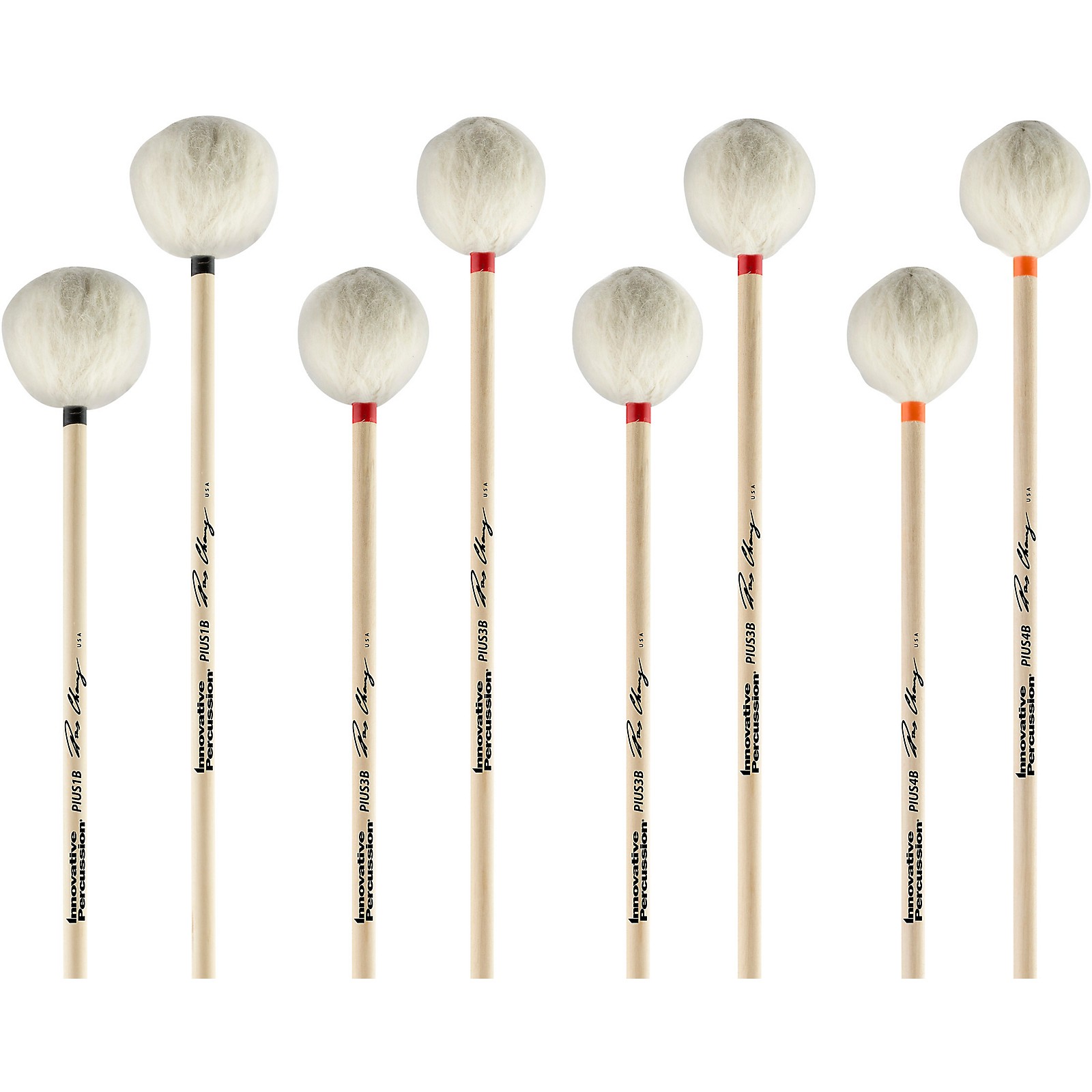 PIUS-GS　Innovative Percussion パイアス・チェンモデル　ソロセット Innovative Percussion PIUS-GS Pius Cheung Graduated Mallet Set 1