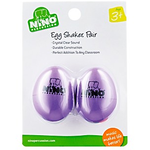 Nino Plastic Egg Shaker Pairs