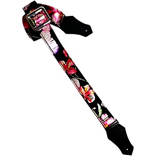 Get'm Get'm Platinum Bloom Guitar Strap