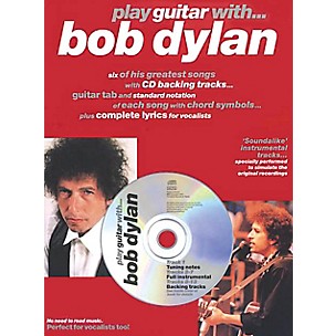 Music Sales Play Guitar with ... Bob Dylan Music Sales America Series Softcover with CD Performed by Bob Dylan