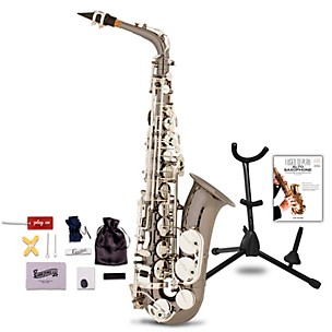 Allora Play It Again Midnight Deluxe Alto Saxophone Kit
