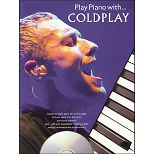 Hal Leonard Play Piano with Coldplay- Book/CD arranged for piano, vocal, and guitar (P/V/G)