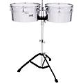 Toca Players Series Timbale Set with 13 and 14 in. steel drums and