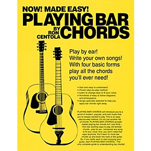 Hal Leonard Playing Bar Chords Book Series Softcover Written by Ron Centola