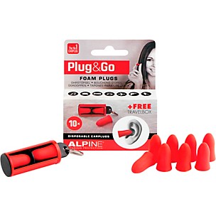 Alpine Hearing Protection Plug & Go Foam Earplugs