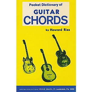 G. Schirmer Pocket Dictionary of Guitar Chords Book