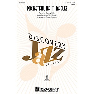 Hal Leonard Pocketful of Miracles (Discovery Level 2) 2-Part by Frank Sinatra arranged by Roger Emerson