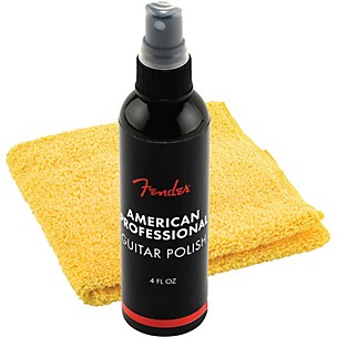 Fender Polish & Shop Cloth Bundle - 4 oz.