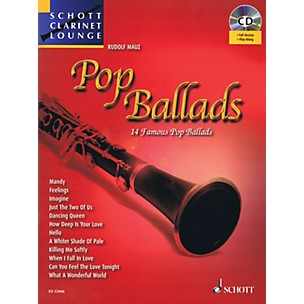 Schott Pop Ballads (Schott Clarinet Lounge) Woodwind Series BK/CD