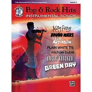 Alfred Pop & Rock Hits Instrumental Solos Cello Book & CD