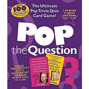 Music Sales Pop The Question - The Ultimate Pop Trivia Quiz Card Game