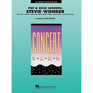 Hal Leonard Pop and Rock Legends: Stevie Wonder Concert Band Level 4-5 Arranged by John Wasson