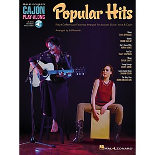 Hal Leonard Popular Hits (Cajon Play-Along) Percussion Series Softcover Audio Online Performed by Various