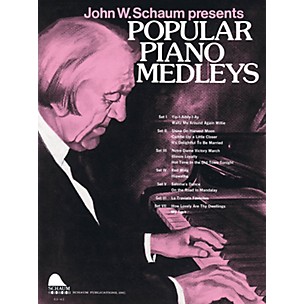 Schaum Popular Piano Medleys Educational Piano Series Softcover
