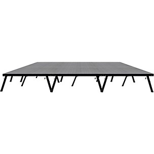 Portable Stage 9 Stage Decks - 12' x 12' Black