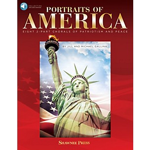 Hal Leonard Portraits of America BOOK WITH AUDIO ONLINE Composed by Jill Gallina