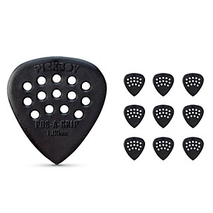 Pick Boy Pos-a-Grip Black Carbon/Nylon Guitar Picks