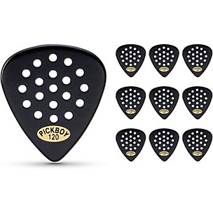 Pick Boy Pos-a-Grip Black Cellulose Guitar Picks