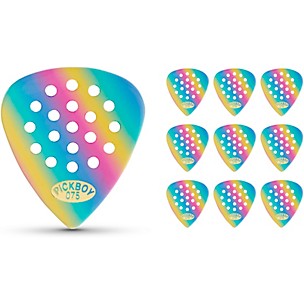 Pick Boy Pos-a-Grip Rainbow Cellulose Guitar Picks