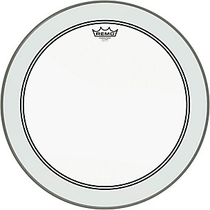 Remo Powerstroke 3 Clear Bass Drum Head With Impact Patch