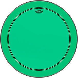 Remo Powerstroke P3 Colortone Green Bass Drum Head