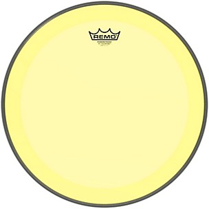 Remo Powerstroke P3 Colortone Yellow Bass Drum Head