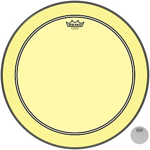 Remo Powerstroke P3 Colortone Yellow Bass Drum Head